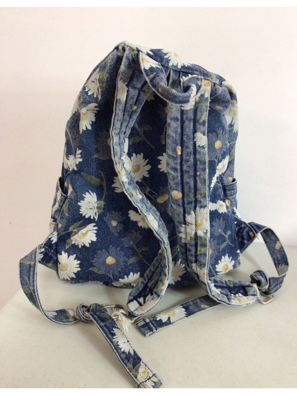 Y2K Festival Bag Daisy Denim BackPack Medium Bag Handbag Cute - Picture 5 of 9